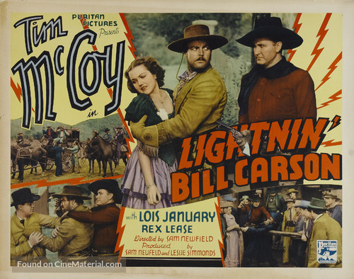 Lightnin&#039; Bill Carson - Movie Poster