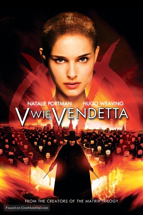 V for Vendetta - German Movie Cover