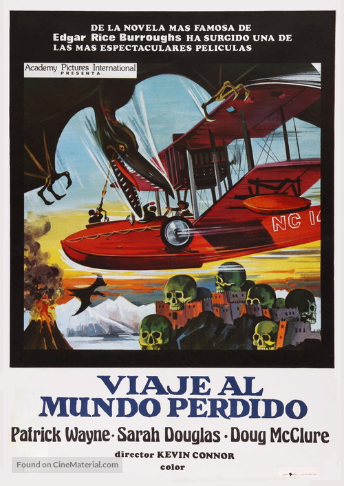 The People That Time Forgot - Spanish Movie Poster