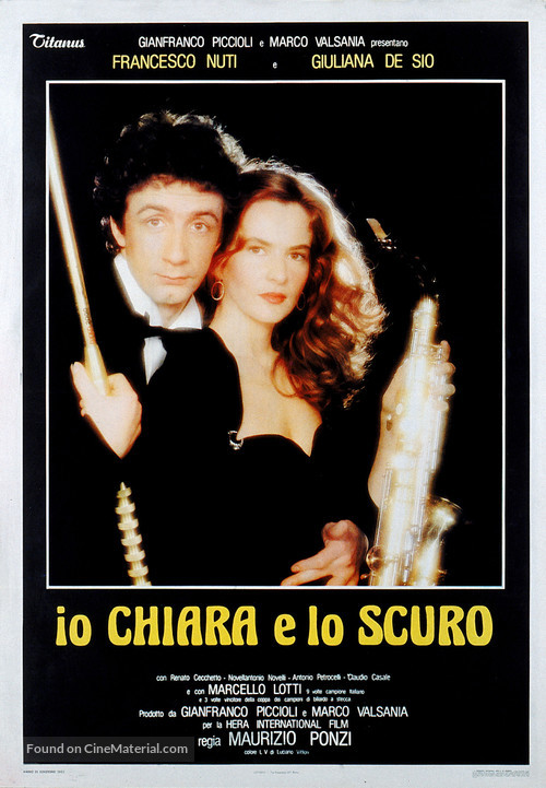 Io, Chiara e lo scuro - Italian Movie Poster