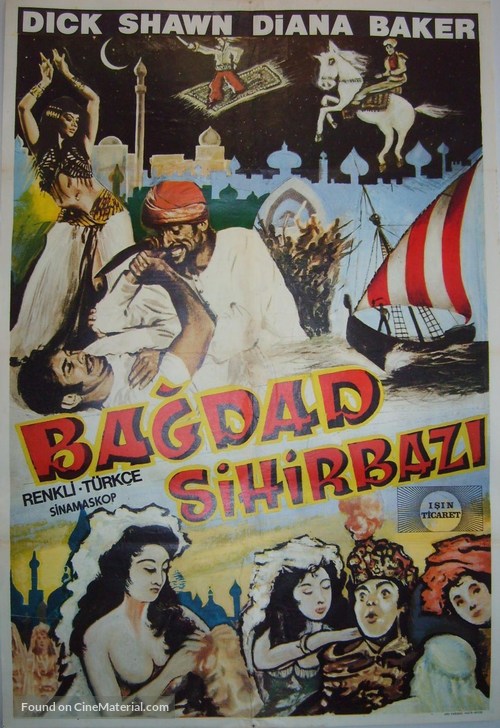 The Wizard of Baghdad - Turkish Movie Poster