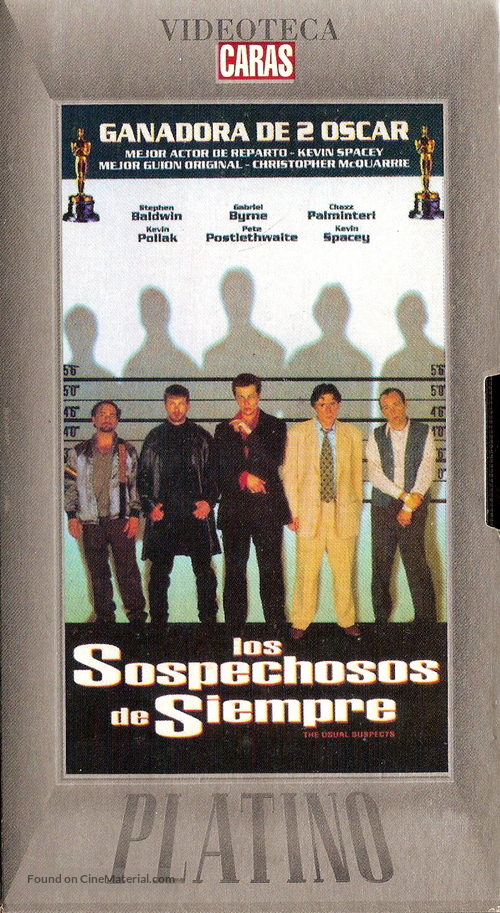 The Usual Suspects - Argentinian VHS movie cover