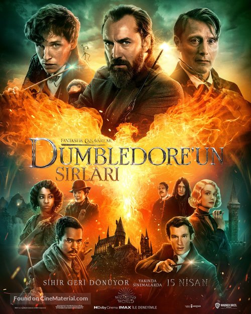 Fantastic Beasts: The Secrets of Dumbledore - Turkish Movie Poster