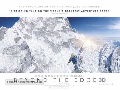 Beyond the Edge - British Movie Poster