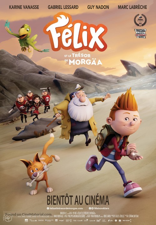 F&eacute;lix et le tr&eacute;sor de Morg&auml;a - Canadian Movie Poster