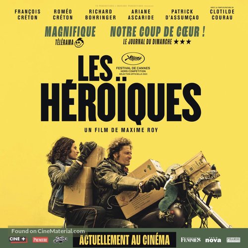 Les h&eacute;ro&iuml;ques - French poster
