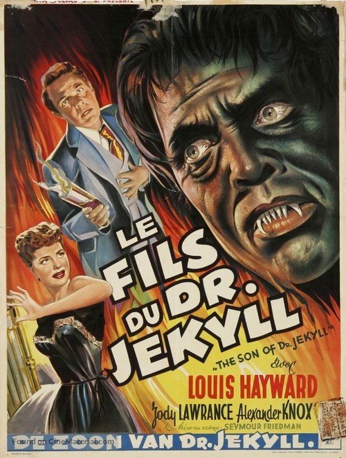 The Son of Dr. Jekyll - Belgian Movie Poster