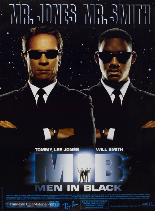 Men in Black - French Movie Poster