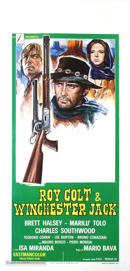 Roy Colt e Winchester Jack - Italian Movie Poster