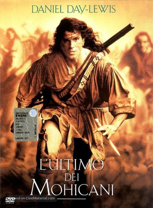 The Last of the Mohicans - Italian DVD movie cover