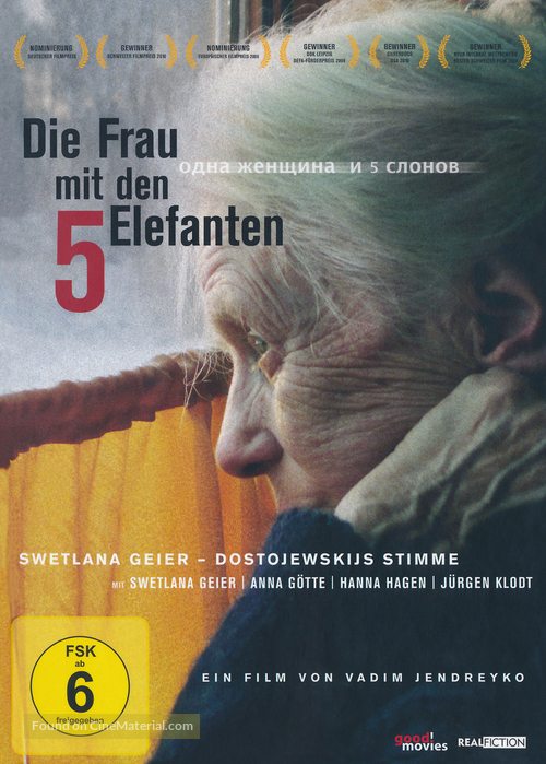Die Frau mit den 5 Elefanten - German DVD movie cover