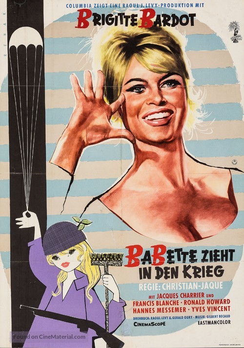 Babette s&#039;en va-t-en guerre - German Movie Poster