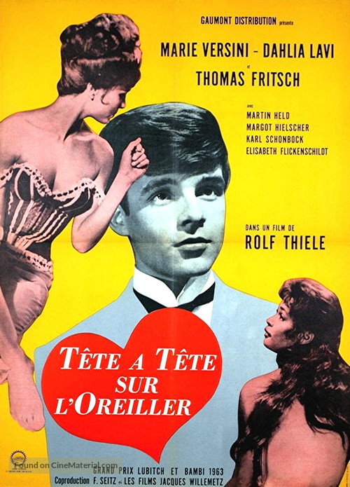 Das schwarz-wei&szlig;-rote Himmelbett - French Movie Poster
