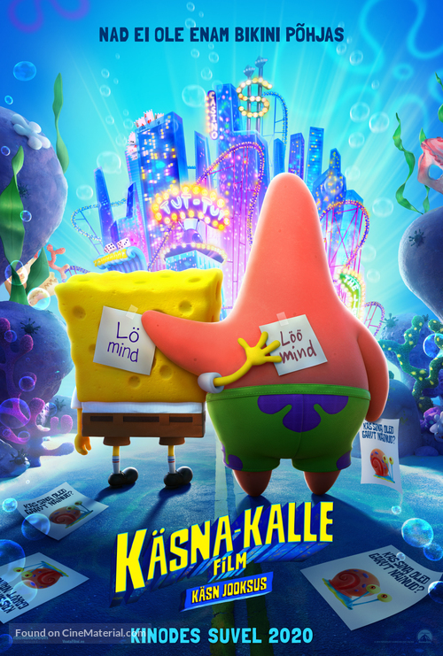 The SpongeBob Movie: Sponge on the Run - Estonian Movie Poster