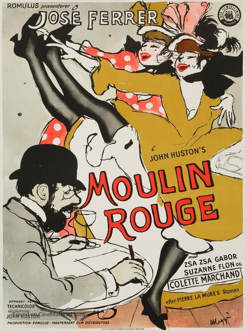 Moulin Rouge - Danish Movie Poster