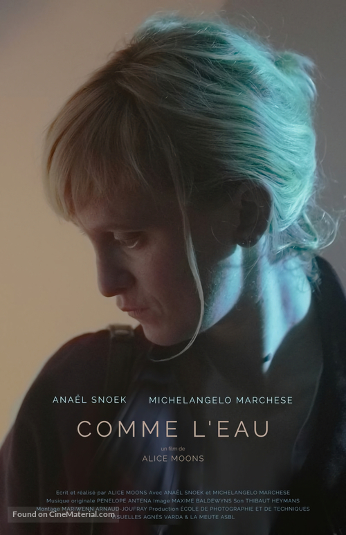 Comme l&#039;Eau - Belgian Movie Poster