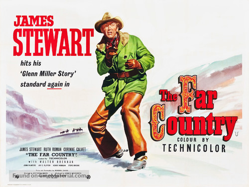 The Far Country - British Movie Poster