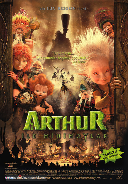 Arthur et les Minimoys - Turkish Movie Poster