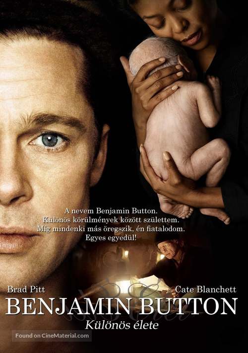 The Curious Case of Benjamin Button - Hungarian DVD movie cover