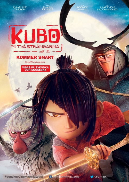 Kubo and the Two Strings - Swedish Movie Poster