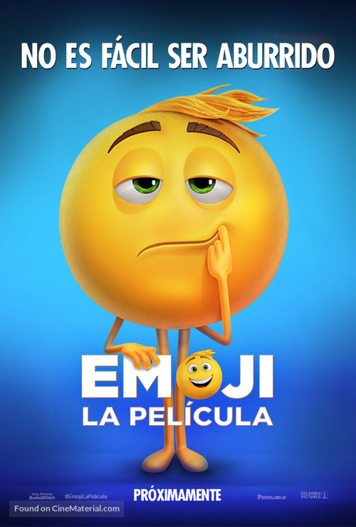 The Emoji Movie - Argentinian Movie Poster