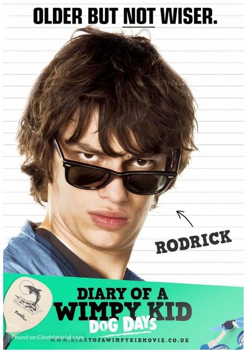 Diary of a Wimpy Kid: Dog Days - British Movie Poster