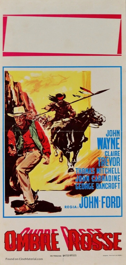 Stagecoach - Italian Movie Poster