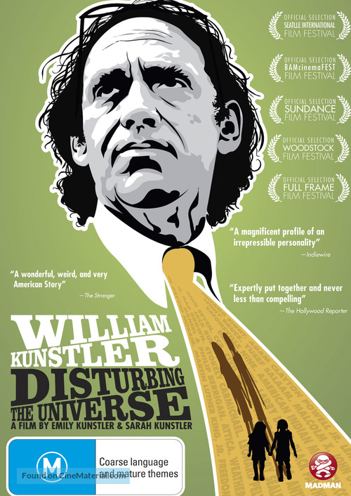 William Kunstler: Disturbing the Universe - Australian DVD movie cover