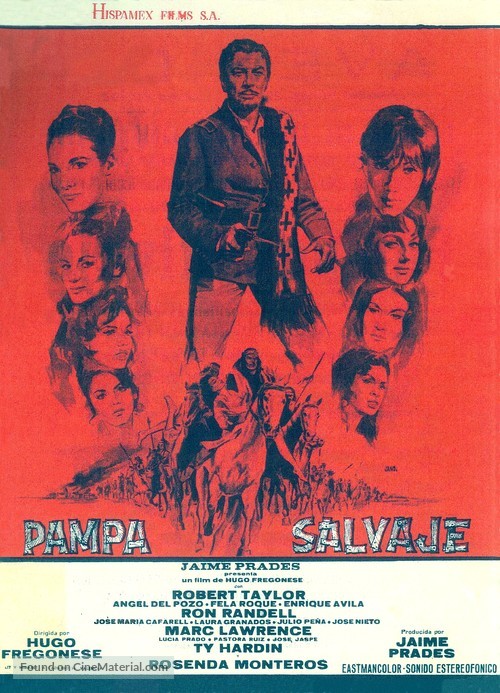 Savage Pampas - Spanish Movie Poster