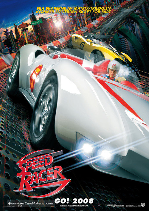 Speed Racer - Norwegian Movie Poster