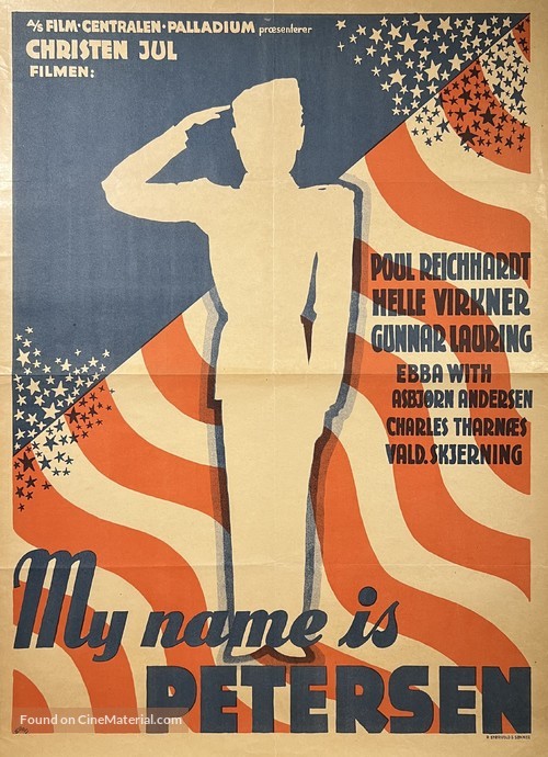 My Name Is Petersen - Danish Movie Poster