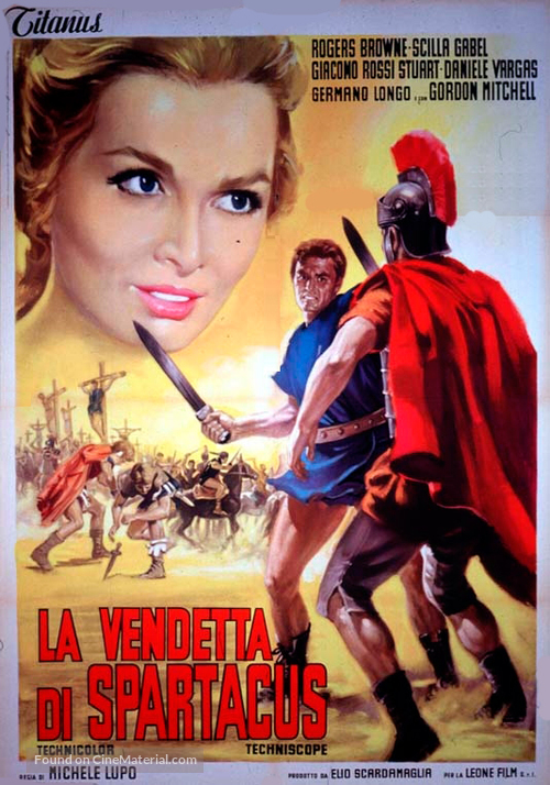 La vendetta di Spartacus - Italian Movie Poster