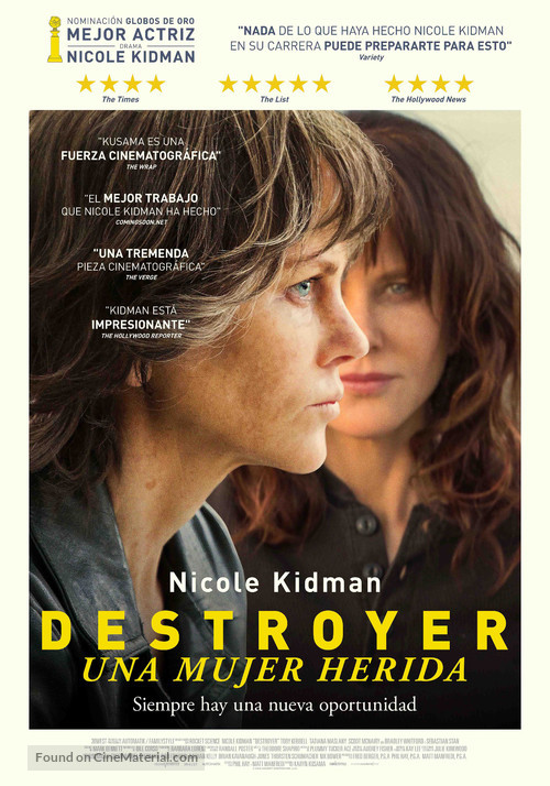 Destroyer - Spanish Movie Poster
