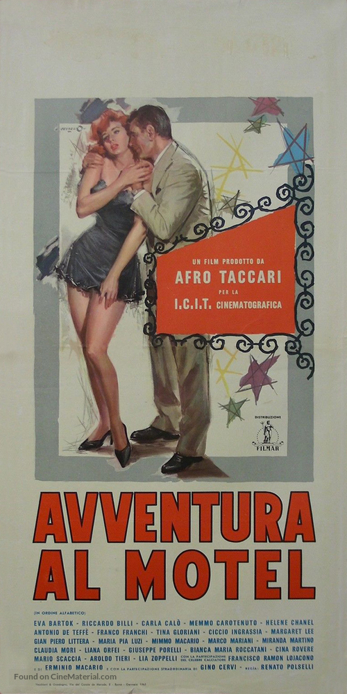 Avventura al motel - Italian Movie Poster