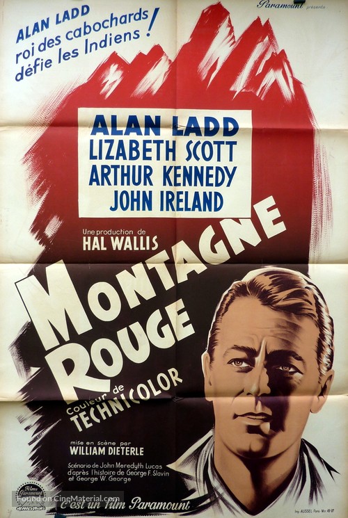 Red Mountain - French Movie Poster