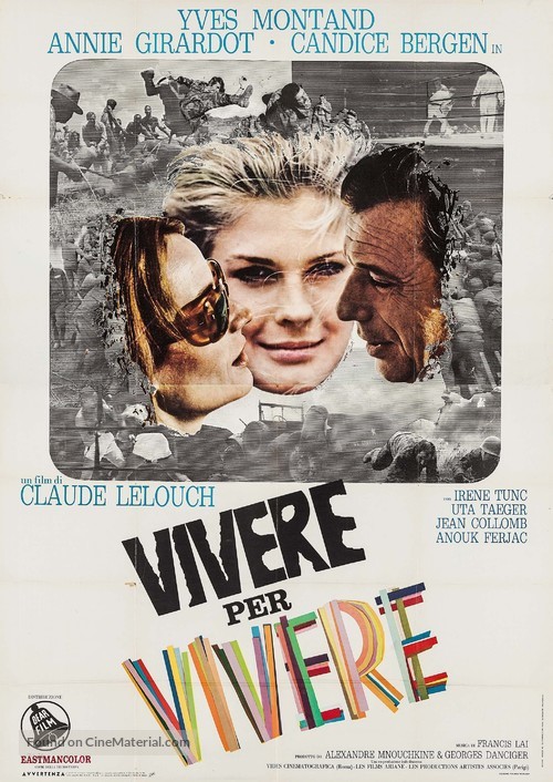 Vivre pour vivre - Italian Movie Poster