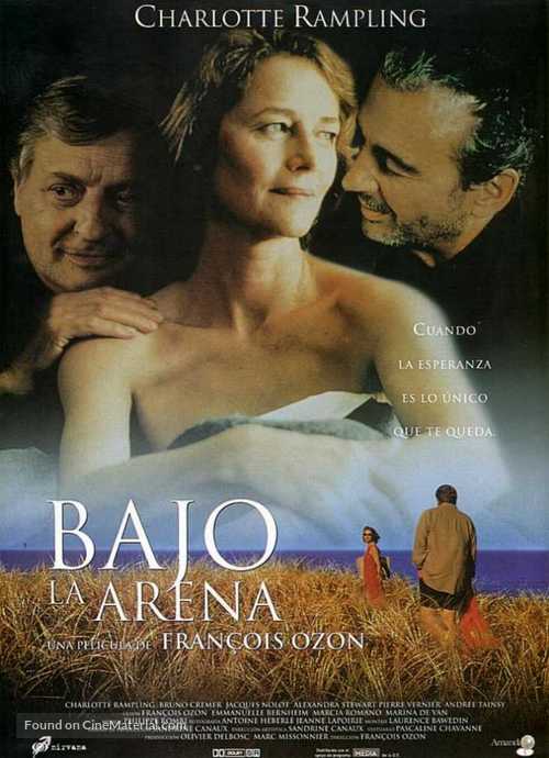 Sous le sable - Spanish Movie Poster