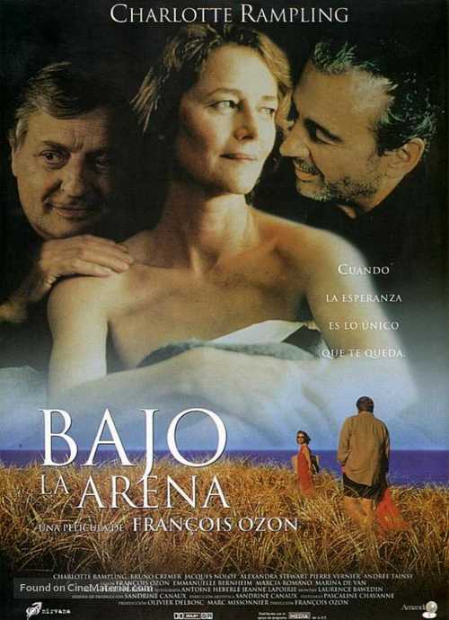 Sous le sable - Spanish Movie Poster