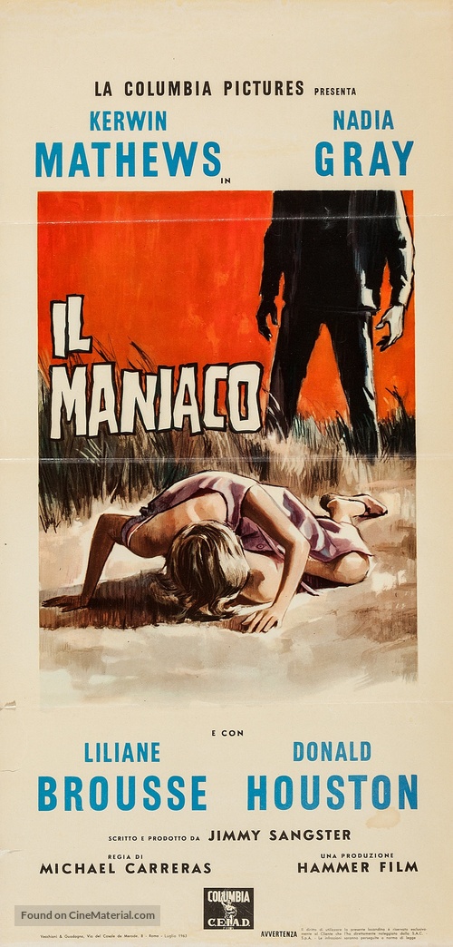 Maniac - Italian Movie Poster