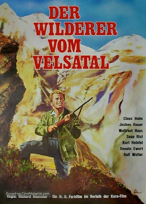 Der Adler vom Velsatal - German Movie Poster