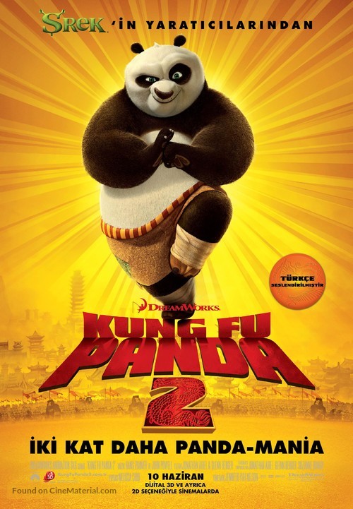 Kung Fu Panda 2 - Turkish Movie Poster
