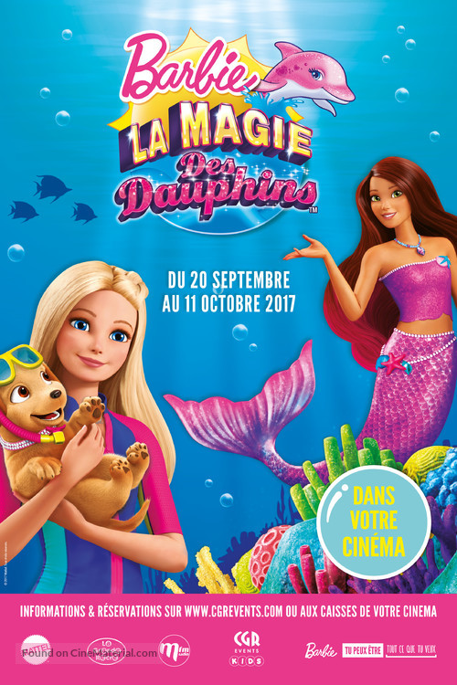 Barbie: Dolphin Magic - French Movie Poster