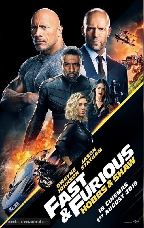 Fast &amp; Furious Presents: Hobbs &amp; Shaw - Singaporean Movie Poster