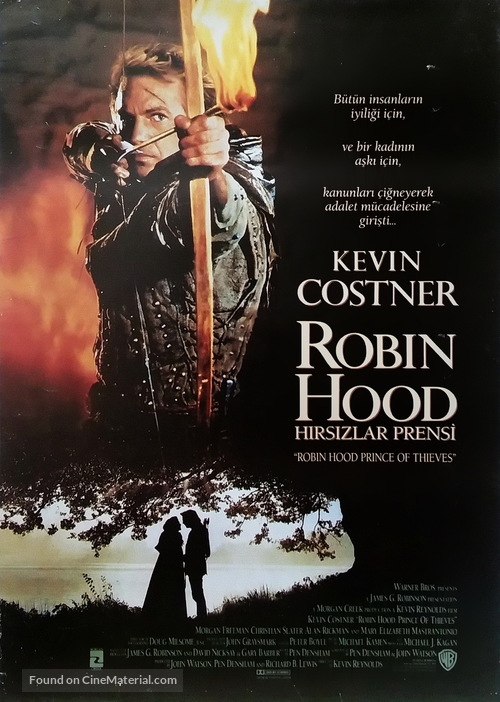 Robin Hood: Prince of Thieves - Turkish Movie Poster