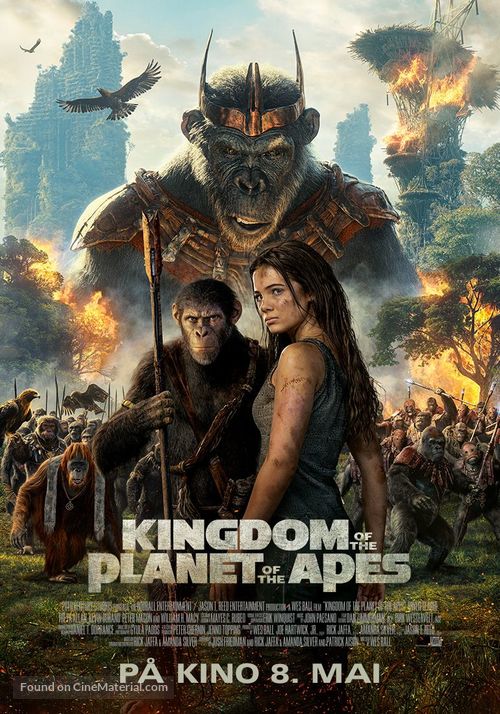 Kingdom of the Planet of the Apes - Norwegian Movie Poster