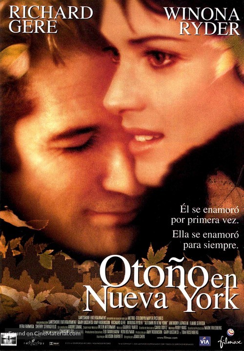 Autumn in New York - Spanish Movie Poster