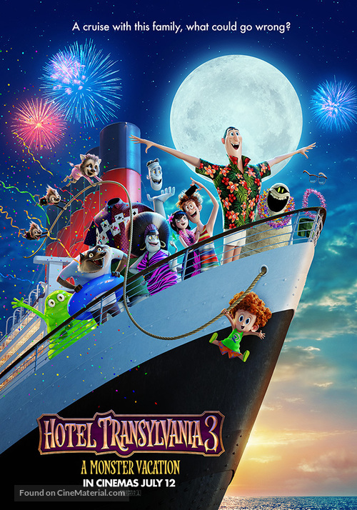 Hotel Transylvania 3: Summer Vacation - British Movie Poster