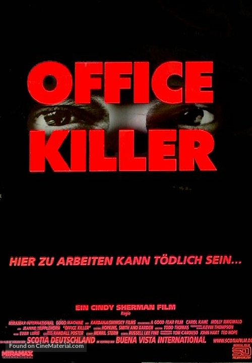 Office Killer - German Movie Poster
