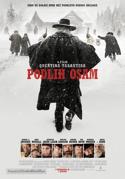 The Hateful Eight - Serbian Movie Poster