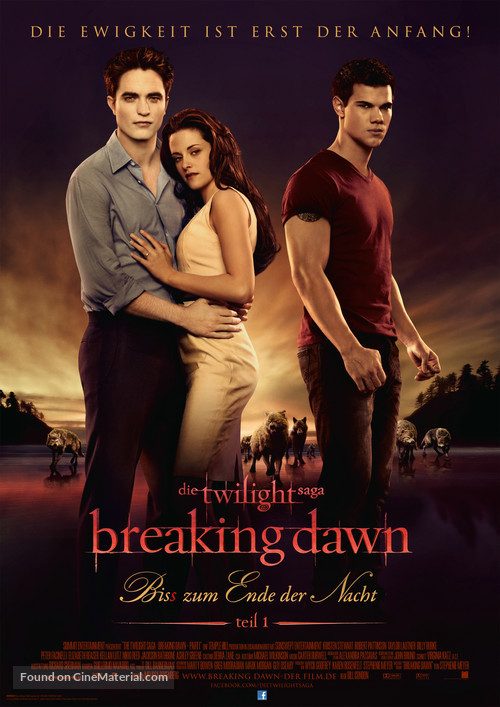 The Twilight Saga: Breaking Dawn - Part 1 - German Movie Poster